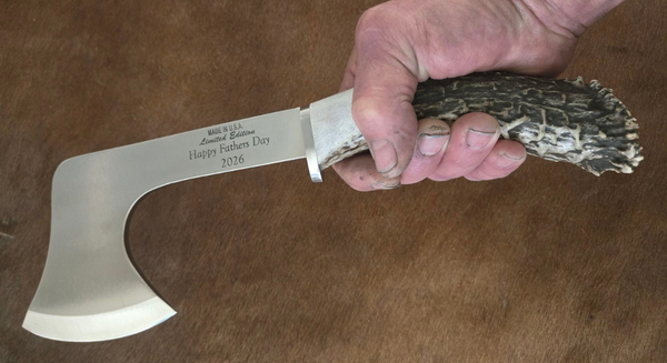CAMP & FIELD AXE - CFAXE26-LE - Silver Stag Knives