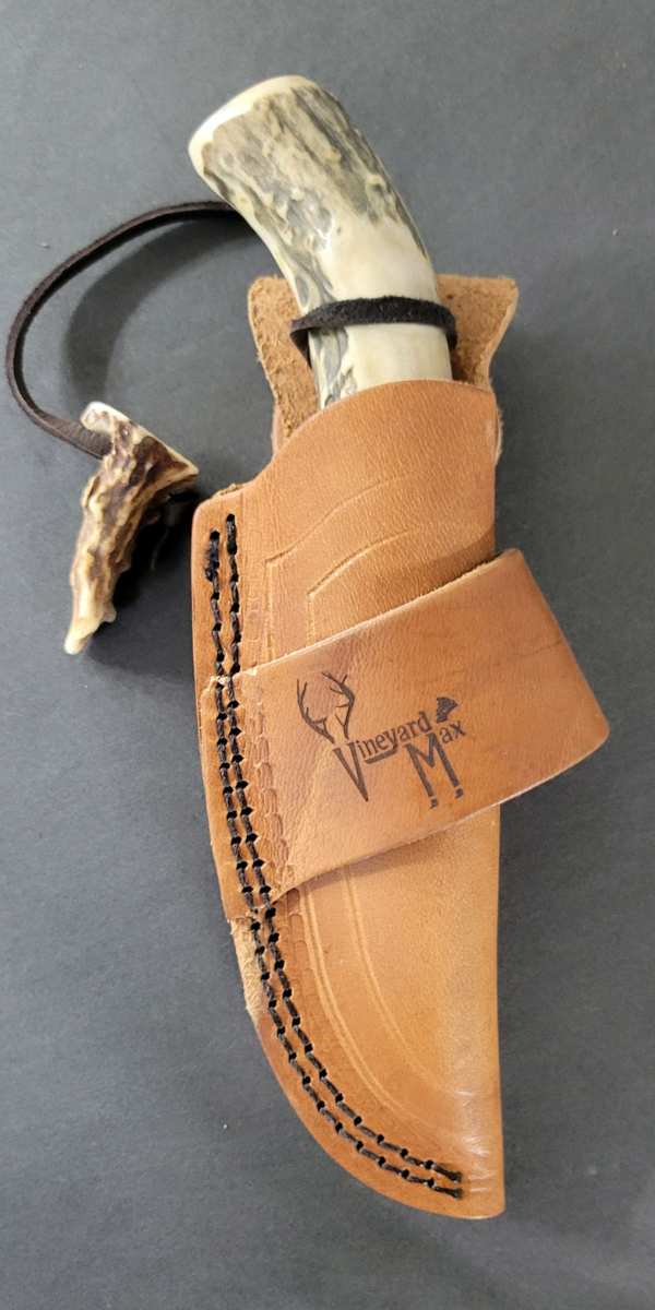 Boucle De Ceinturon En Cuir Cerf Whitetail – Vintage, Fabriquée Aux USA, Neuve Sans étiquette