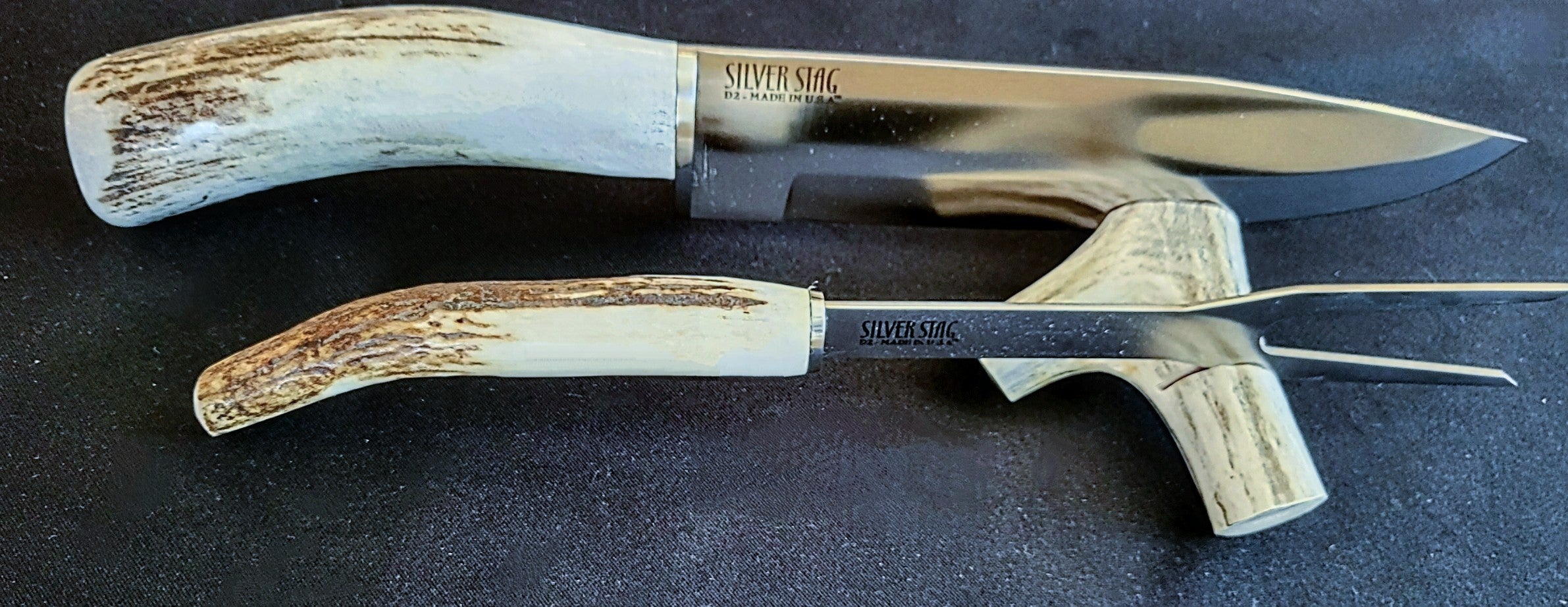 Kitchen Set - CKS.3X - Silver Stag Knives