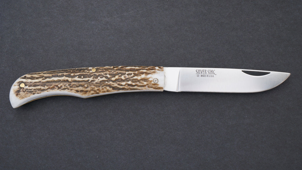 Large Notch Folder - FLN4.0 - Silver Stag Knives